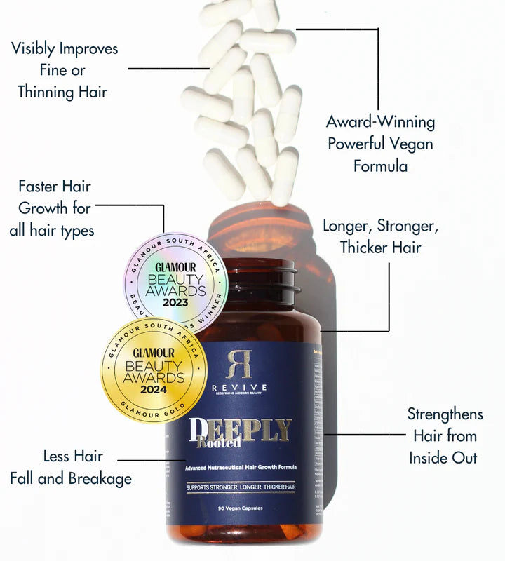 DEEPLY ROOTED – Advanced Nutraceutical Hair Growth Formula