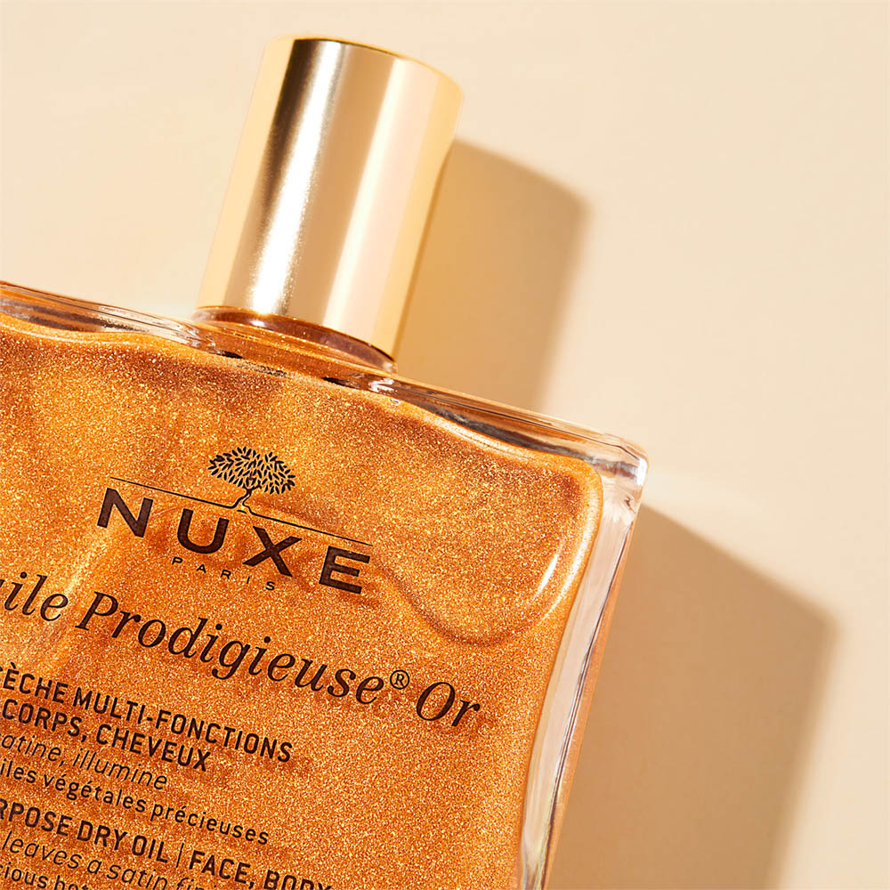 Huile Prodigieuse Multi-Use Dry Oil – Golden Shimmer 50ml